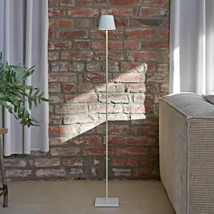 Comparateur de prix : Sigor Lampe sur pied LED rechargeable Nuindie IP54 120 cm rond USB-C b...