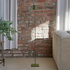 Comparateur de prix : Sigor Lampe sur pied LED rechargeable Nuindie IP54 120 cm rond USB-C v...