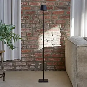 Comparateur de prix : Sigor Lampe sur pied LED rechargeable Nuindie IP54 120 cm rond USB-C n...
