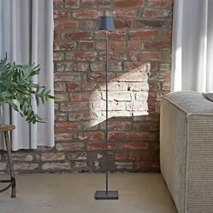 Comparateur de prix : Sigor Lampe sur pied LED rechargeable Nuindie IP54 120 cm rond USB-C g...