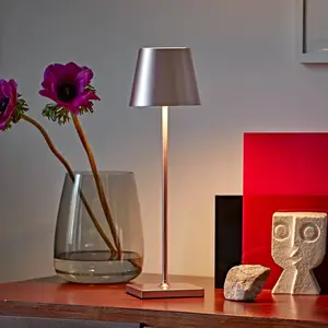 Sigor Lampe de table LED rechargeable Nuindie, USB-C, IP54, à intensit...Vendu parluminaire