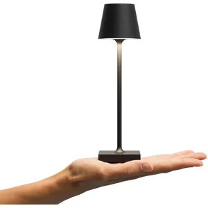 Comparateur de prix : Sigor Lampe de table LED rechargeable Nuindie pocket, noir, IP54, inte...