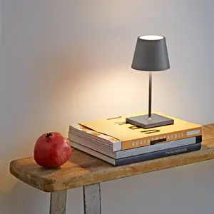 Comparateur de prix : Sigor Lampe de table LED rechargeable Nuindie mini, USB, graphite, IP5...