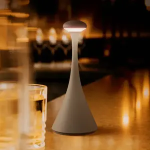 Comparateur de prix : Sigor Lampe de table LED rechargeable Nudrop mini, gris graphite, IP54...