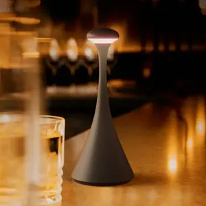 Comparateur de prix : Sigor Lampe de table LED rechargeable Nudrop mini, noir, IP54, intensi...