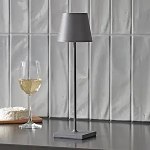 Comparateur de prix : Sigor Lampe de table LED rechargeable Nuindie, USB-C, graphite, IP54, ...