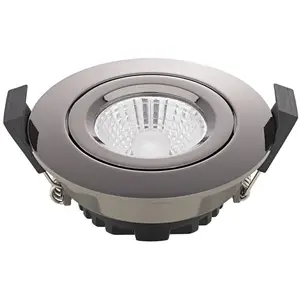 Comparateur de prix : Sigor Spot LED encastré au plafond Diled, Ø 8,5 cm, 6 W, 3.000 K, chromé