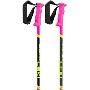 LEKI Racing Kids Bâtons de ski pour enfant Rose fluo/noir/fluo 95 cmVendu paralpinstore
