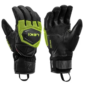 Leki - Gants de ski - Wcr Coach 3D Black Ice Lemon  - Taille 11 - Noir