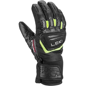 Gants de ski alpin LEKI GANTS WCR TEAM 3D (black-ice lemon) JUNIOR