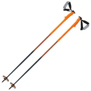 Zag - Bâtons de freeski - South Pole Orange/Dark Blue  en Aluminium - Taille 115 cm