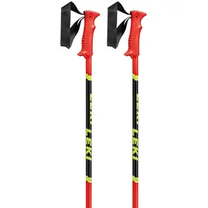 Comparateur de prix : Bâtons Leki Racing Kids enfant rouge noir vert (paire) - 80