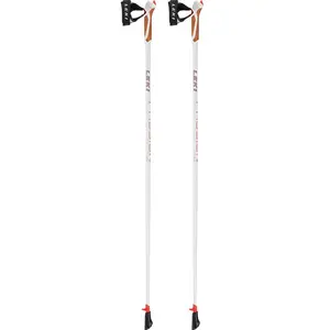 LEKI Passion Bâtons de Marche Nordique pour Femmes, Anthracite/Rouge Fluo, 110 pas cher