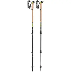 Comparateur de prix : Leki - Sherpa - Bâtons de randonnée taille 110 - 145 cm, gris/jaune