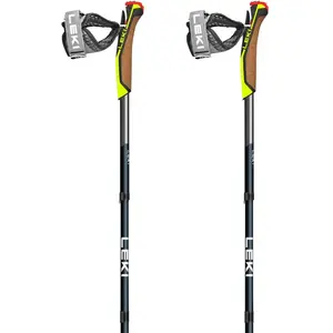 Comparateur de prix : Batons de marche nordique pliables leki traveler fx one carbon gris bleu