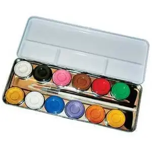 Corvus Eulenspiegel trousse de maquillage 12 couleurs 17 pièces