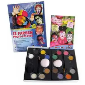 Eulenspiegel trousse de maquillage 12 couleurs 21-pièces pas cher