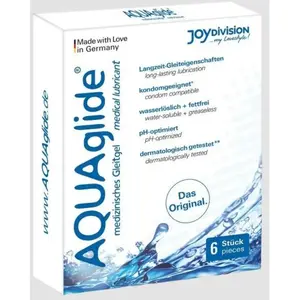 JOYDIVISION Lubrifiant Eau AQUAglide 6 Dosettes 3ml pas cher