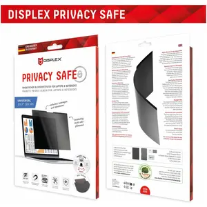 Verre trempé pour Universal Laptop 13.3, 16:10 - Displex Premium Laptop Privacy Safe - Noir pas cher