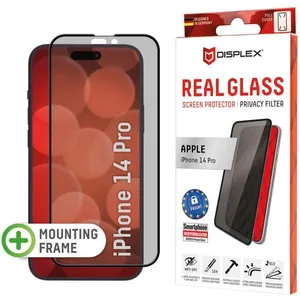 Protection d'écran - DISPLEX - iPhone 14 Pro - Verre trempé - Résistant aux rayures - Installation facile pas cher