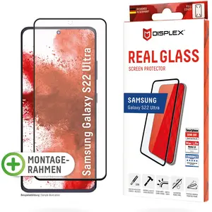 Displex Protection d'écran en verre trempé Real Glass Full Cover Samsung Galaxy S22 Ultra pas cher