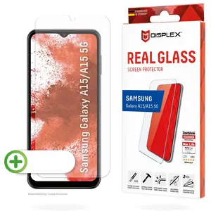 Displex Protection d'écran en verre trempé Real Glass Samsung Galaxy A15 (5G/4G) pas cher