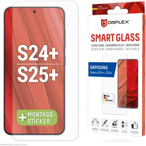 Verre trempé - DISPLEX - Galaxy S24 Plus - Transparent - Résistant aux rayures - Installation facile pas cher