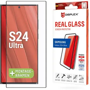 Displex Protection d'écran en verre trempé Real Glass Full Cover Samsung Galaxy S24 Ultra pas cher