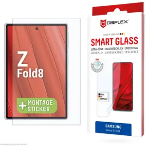 Displex Verre intelligent 2D (Samsung Galaxy Z Fold8), Téléphone portable : film de protection, Transparent pas cher