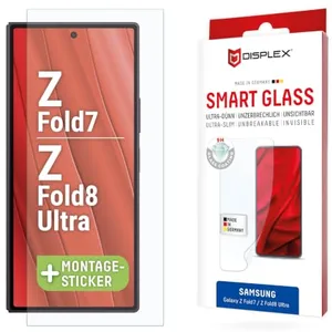 Displex Verre intelligent 2D (Samsung Galaxy Z Fold7), Téléphone portable : film de protection, Transparent pas cher