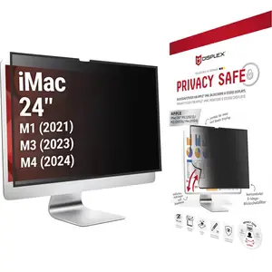 DISPLEX E.V.I. - DISPLEX Privacy Safe Apple iMac 24 M1/M3/M4 Verre de protection décran avec anti-espion Apple IMac 24 1 pc(s) 02090 pas cher