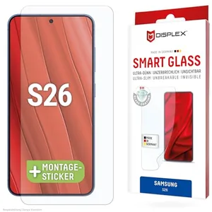 Displex Smart Glass, Displayschutzfolie (1 pcs, Samsung Galaxy S26), Téléphone portable : film de protection, Transparent pas cher