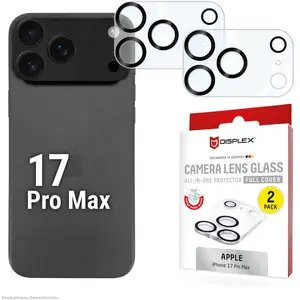 Displex CamGlass All-In-One Protection d'objectif de caméra Apple iPhone 17 Pro Max pas cher