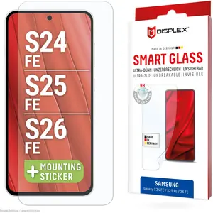 Displex Smart Glass, Displayschutzfolie (1 pcs, Samsung Galaxy S24 FE, Samsung Galaxy S25 FE), Téléphone portable : film de protection, Transparent pas cher