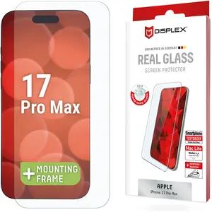 Displex Protection d'écran en verre trempé Real Glass Apple iPhone 17 Pro Max pas cher