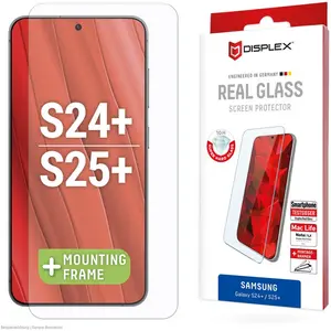 Verre trempé pour Samsung Galaxy S24 Plus - Displex Premium Real Glass 2D - Transparent pas cher