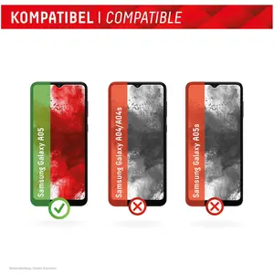 Displex Real Glass, 2D Panzerglas (1 pcs, Samsung Galaxy A05), Téléphone portable : film de protection, Transparent pas cher