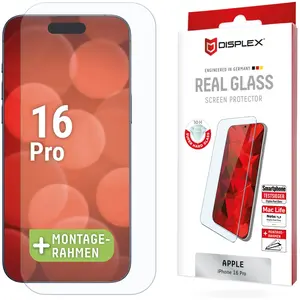 Displex Protection d'écran en verre trempé Real Glass Apple iPhone 16 Pro pas cher