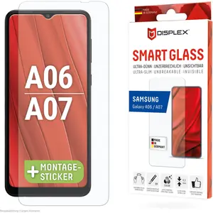 Displex Smart Glass, Displayschutzfolie (1 pcs, Samsung Galaxy A06), Téléphone portable : film de protection, Transparent pas cher