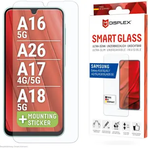 Displex Smart Glass, Displayschutzfolie (1 pcs, Samsung Galaxy A16 5G, Samsung Galaxy A26), Téléphone portable : film de protection, Transparent pas cher
