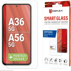 Displex Smart Glass, Displayschutzfolie (1 pcs, Samsung Galaxy A36, Samsung Galaxy A56 5G), Téléphone portable : film de protection, Transparent pas cher