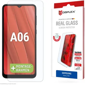 Displex Real Glass, 2D Panzerglas (1 pcs, Samsung Galaxy A06), Téléphone portable : film de protection, Transparent pas cher