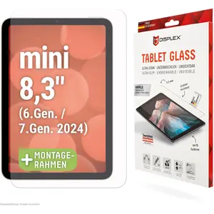 Displex Tablet Glass, Tablet Schutzglas (1 pcs, Apple iPad mini 2021, Apple iPad mini 2024), Film de protection pour tablette pas cher