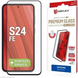 Displex Premium Glass, Full Cover Panzerglas (1 pcs, Samsung Galaxy S24 FE), Téléphone portable : film de protection, Transparent pas cher