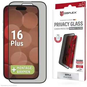 iPhone 16 Plus Verre de Protection Displex Confidentialité pas cher