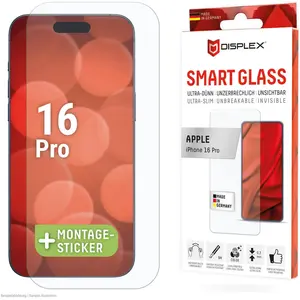 Coque pour iPhone 16 Pro - Displex Smart FlexiGlass - Transparente pas cher