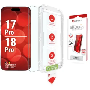 Displex Verre véritable mm (1 pcs, Apple iPhone 17 Pro), Téléphone portable : film de protection, Transparent pas cher