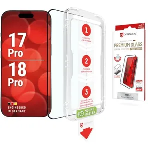 Displex Verre Premium mm (1 pcs, Apple iPhone 17 Pro), Téléphone portable : film de protection, Transparent pas cher