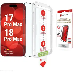 Displex Verre Premium mm (1 pcs, Apple iPhone 17 Pro Max), Téléphone portable : film de protection, Transparent pas cher