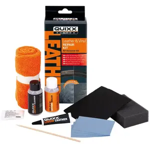 Comparateur de prix : Kit de reparation pour cuir noir quixx